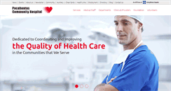 Desktop Screenshot of pocahontashospital.org